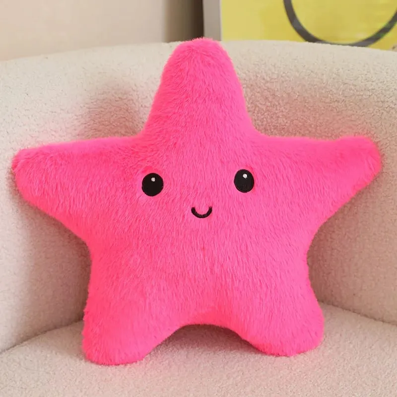 35/40 ซม.ปลาดาว Star Plush หมอนตุ๊กตายิ้ม Happy Sky หมอนที่มีสีสันตกแต่งเบาะสำหรับเก้าอี้โซฟากลับสนับสนุนของขวัญ