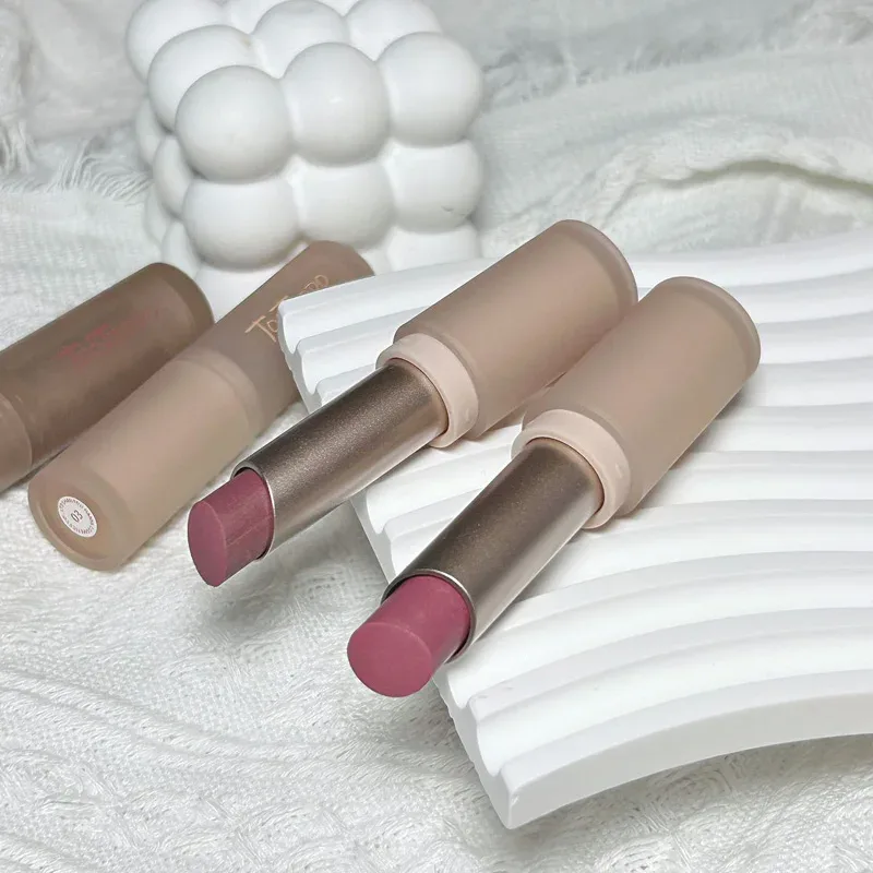 Toot Dodo Matte Lip Lumpur Cool Brown Ketepuan Rendah Kalis Air Mekap Bibir Berkabus Tahan Lama — image 5