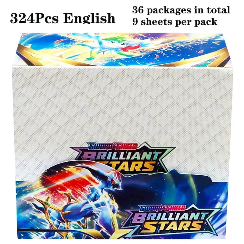 324Pcs Pokemon TCG: Sword & Shield Tempest Bonds Booster Box Trading Card Game Pokemon Card Kids Toys Board Game — image 12