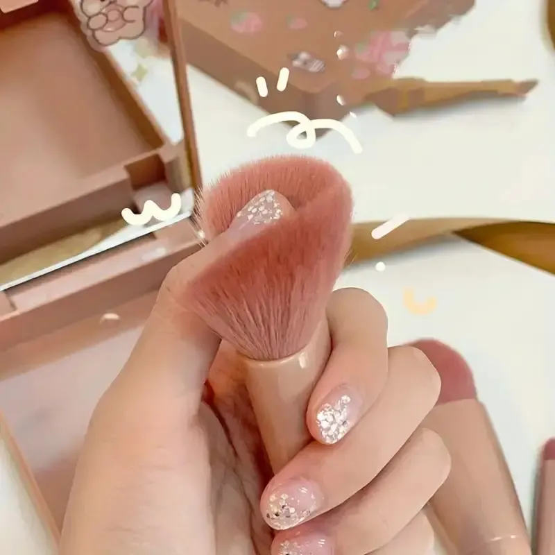 5pcs Mini Makeup Brushes Small Function Kit Kumpletong Cosmetic Brushes na May Case At Mirror Travel Size Set ng Makeup Brushes — image 6