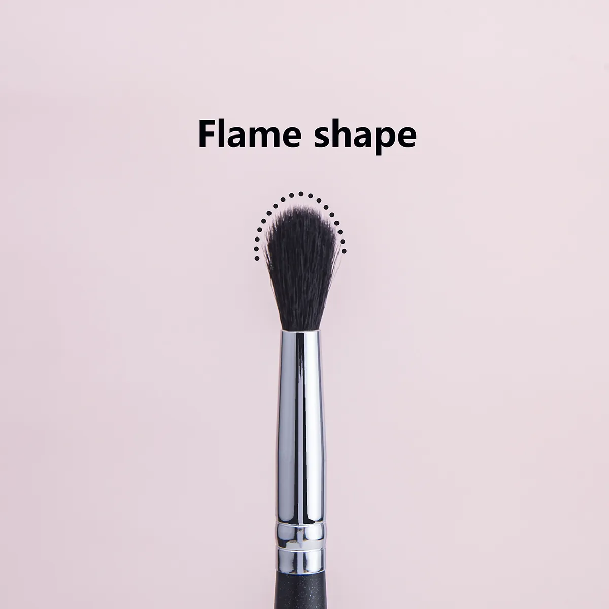 224 Crease Brush Eye Shadow Crease Blending Makeup Brushes High Quality Flame Shape Goat Hair Eye Shadow Crease Makeup Tool — image 2
