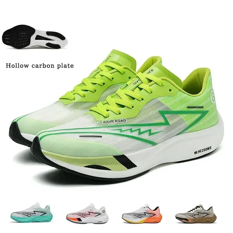 Running Shoes Men High Quality Full Palm Carbon Plate Cushion Professional Training Shoes Lightweight Wear-Resistant Sneakers — image 2