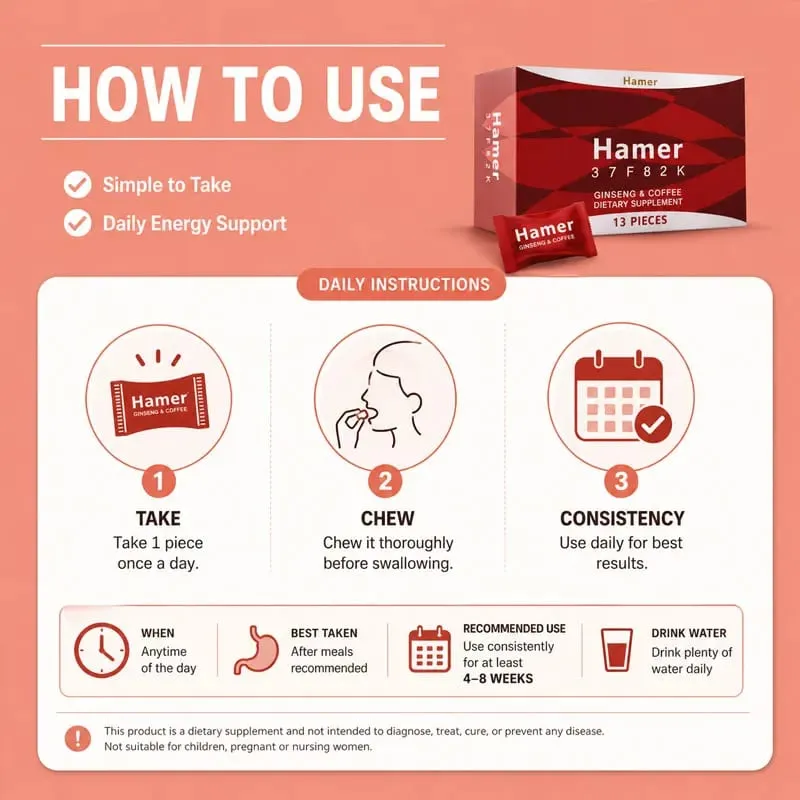Ginseng Enerji Kahve Destek Poşetleri 13 Paket Günlük Odaklanma için Bitkisel Canlılık Takviyesi Doğal Dayanıklılık Desteği Taşınabilir Kullanım