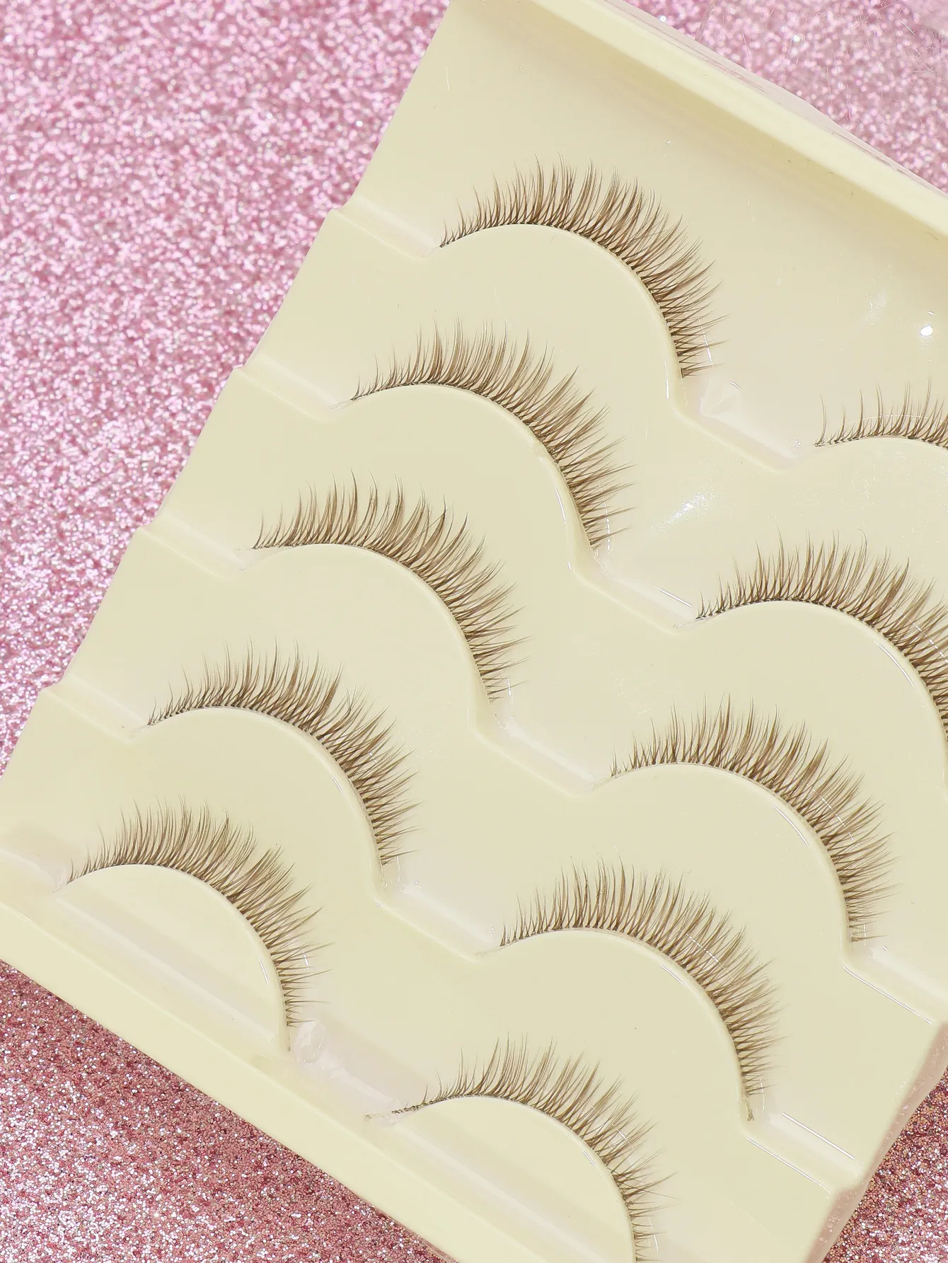 7/5 Paar braune 3D-Nerzwimpern, Seidenwimpern, natürliche lange falsche Wimpern, dramatisches Volumen, gefälschte Wimpern, Make-up-Wimpernverlängerung — image 6