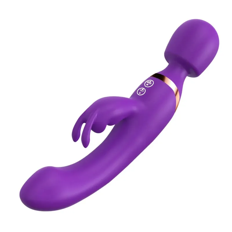 3 IN 1 เครื่องสั่นกระต่าย AV Sex Machine 10 โหมดสั่น Magic Wand Clit Stimulator G Spot ช่องคลอดนวดเพศของเล่นสำหรับคู่ — image 9