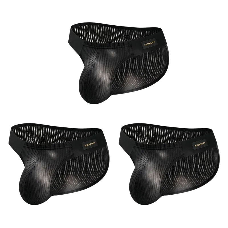 1/2/3PCS Slip da uomo in cotone mercerizzato premium nuovi ultra-sottili traspiranti morbidi come la seta Fitness Gym Abbigliamento quotidiano Biancheria intima da uomo — image 35