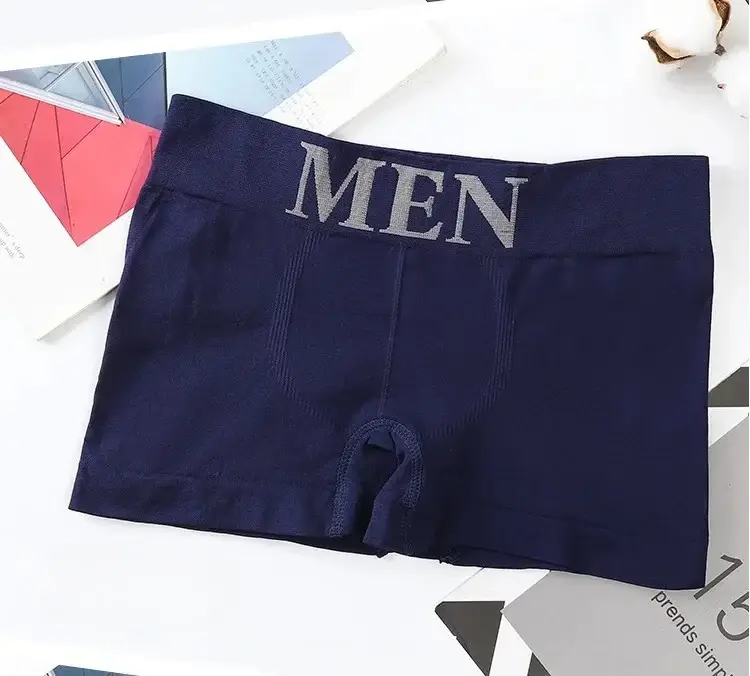 3 Cái/lốc Quần Lót Nam Quần Lót Võ Sĩ Thoáng Khí Người Boxer Chắc Chắn Quần Lót Nam Thoải Mái Thương Hiệu Quần Short Xanh Đen Quần Lót — image 13