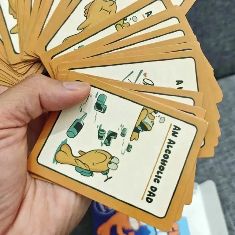 Go Fish Card Game Yourself Fun Gag Gift Permainan Papan Kelakar dengan Permainan Pesta Interaksi Keluarga Malam Twist untuk 2+ Pemain — image 3