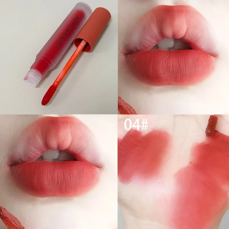 Herorange Velvet Matte Lip Mud Low Saturation Waterproof Long Lasting Non-Sticky Cup Lip Makeup — image 5