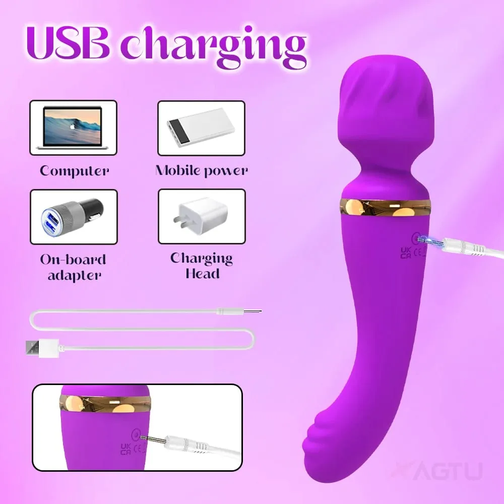 AV ที่มีประสิทธิภาพ Vibrator สำหรับผู้หญิงหัวนม G Spot Clitoris Stimulator Magic-Wand Dildo หญิง Masturbation ผู้ใหญ่ของเล่น FAST การ... — image 6
