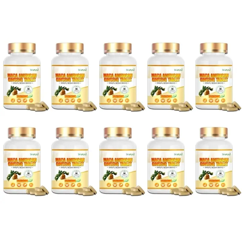 Biologisch Maca-wortelpoeder met ginseng-extractsupplement voor de gezondheid van mannen en vrouwen - Veganistische pillen voor het vergroten van de potentie — image 11