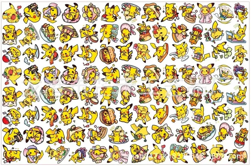 Pokemon acrilico fai da te patch ciondolo Kawaii taglio a forma speciale cartone animato anime stampa fronte-retro portachiavi materiale forcina — image 14