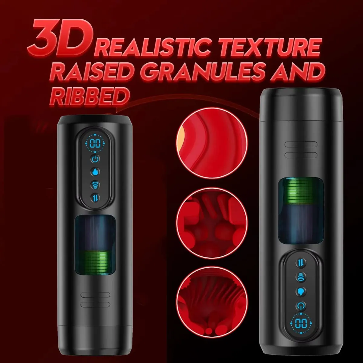 LCD Automatico Succhiare Masturbatore Maschile 9 Spinta Vibrazione Macchina Pompa Riscaldamento Figa Pompa Del Pene Tazza di Masturbazione Giocattoli Del Sesso — image 6