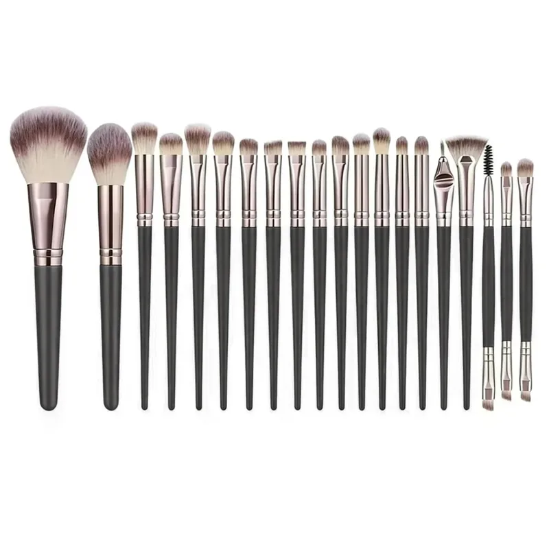 12 ชิ้นชุดแปรงแต่งหน้าผมสังเคราะห์นุ่มแปรงแต่งหน้ารองพื้นอายแชโดว์เครื่องสำอางแต่งหน้าเครื่องมือ — image 26