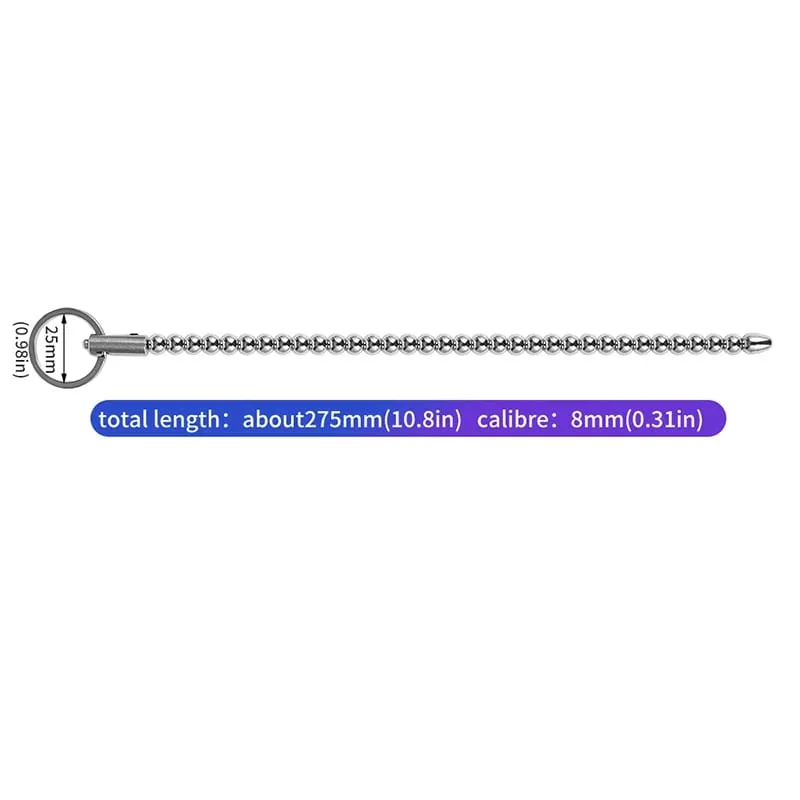 Electric shock Stainless Steel Urethral Sound Dilators Penis Plug Insert Stimulation Catheter Beads Masturbator Sex Toys For Men — image 9
