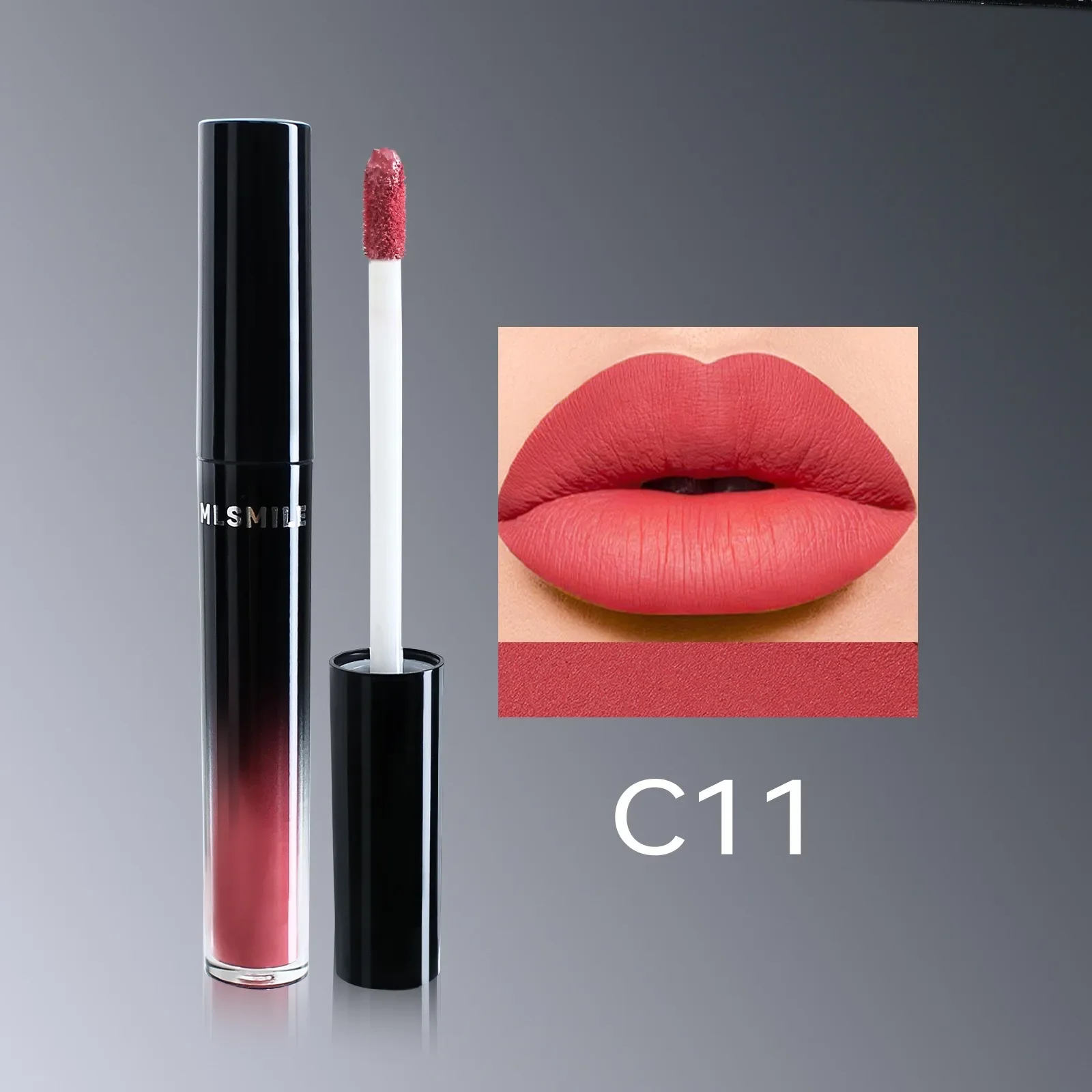 Wasserdichter flüssiger Samt-Matt-Lippenstift, transparentes, feuchtigkeitsspendendes Lippenöl, perlmuttartige, satte Farbe, Lipgloss-Tönung, dauerhafte Kosmetik — image 13