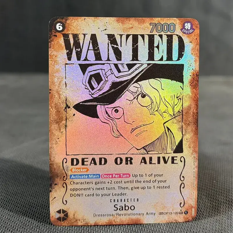 ONE PIECE Retro Wanted styl plakatu Proxy gra karciana Luffy Buggy Shanks Ace Anime OPCG/PTCG karta/kolekcja karta kolekcjonerska — image 12