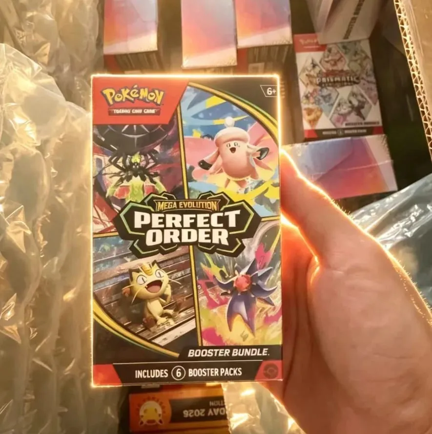 Pokemon Card Mega Evolution Chaos Rising PHANTASMAL FLAMES Scarlet Violet 151 Engelsk Booster Battle Transaction DIY Card — image 2