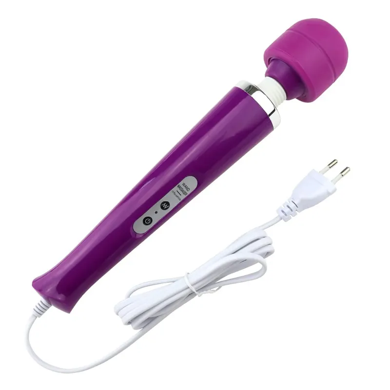 เครื่องสั่นที่มีประสิทธิภาพ Body Massager 10 Speed Ultra ขนาดใหญ่ AV Stick G-spot Dildo Clitoral Stimulator ผลิตภัณฑ์เพศ Sex Toy สำหรับผู้หญิง — image 10