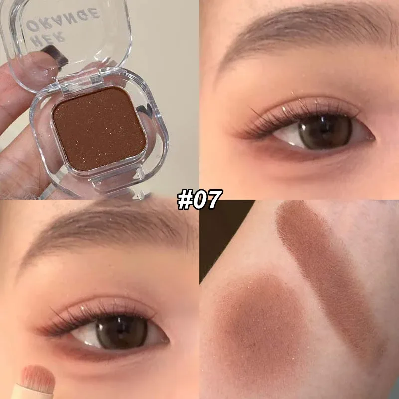 Eyeliner Monochrome rouge marron, Palette de poudre de fard à paupières, chocolat soyeux mat couché, ver à soie, maquillage imperméable aegyo-sal — image 10