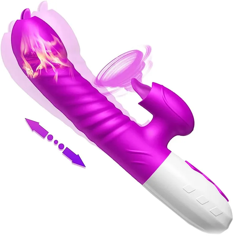 Godemiché vibrateur d'orgasme rapide pour femmes, vibrateur chauffant, stimulateur de point G, Vibro femelle, ventouse de Clitoris, jouet sexuel pour adulte