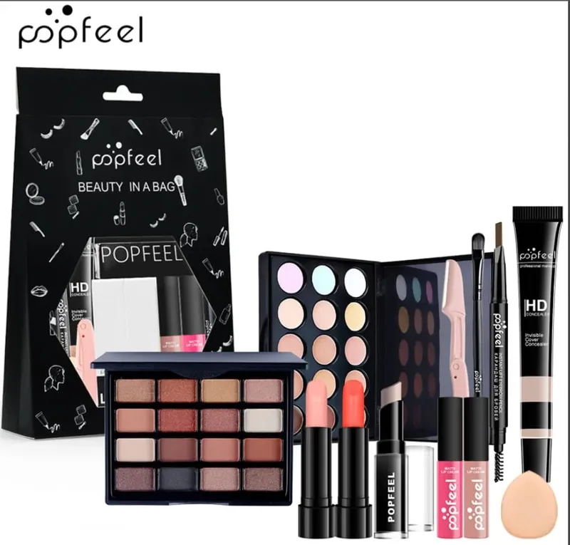 Long-Lasting Makeup Essentials Versatile Paste Complete Face Makeup Gift Bag Glamorous Makeup Collection Para sa Mga Nagsisimula sa Makeup — image 12