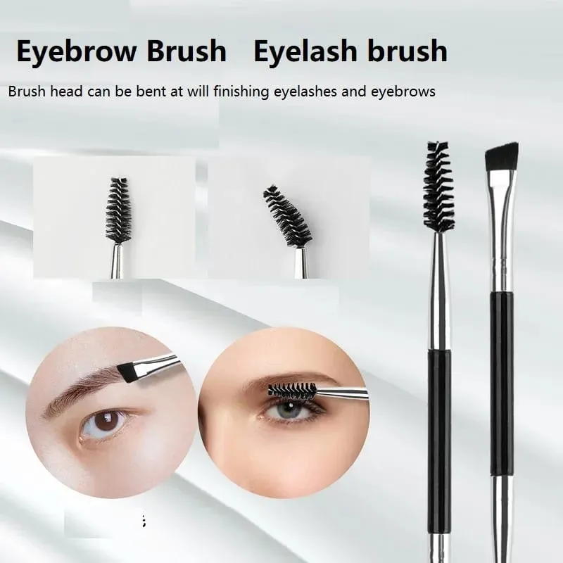 Nuovo Pennello per sopracciglia Pennello per eyeliner per sopracciglia Pennello per correttore Pennelli per trucco professionale Microbrashi per ciglia HZS03 — image 2
