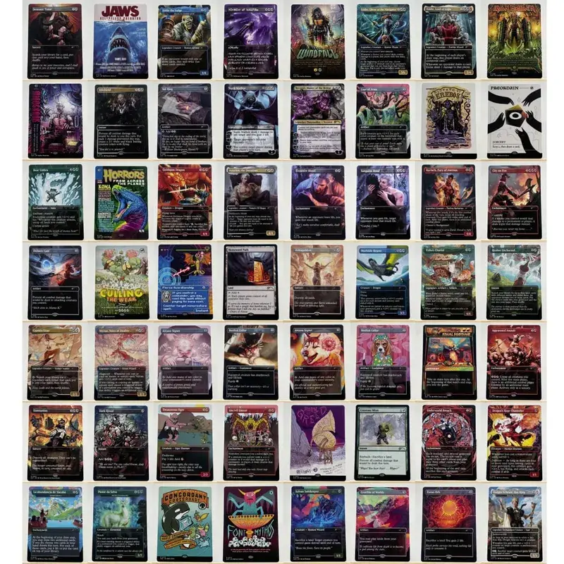 Tcg Proxy Cards Custom 56-Card Proxy Deck Set–High Quality The One Ring Complete Tabletop Strategy Card Set