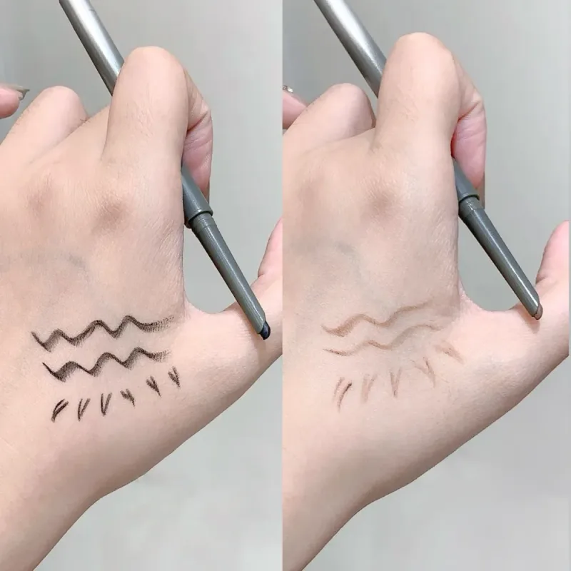 Kakashow Klej Eyeliner Śpiący jedwabny pędzel Natural Color Długotrwały makijaż oczu Wodoodporny Aegyo Sal Rozjaśnij Łatwe nakładanie makijażu — image 12