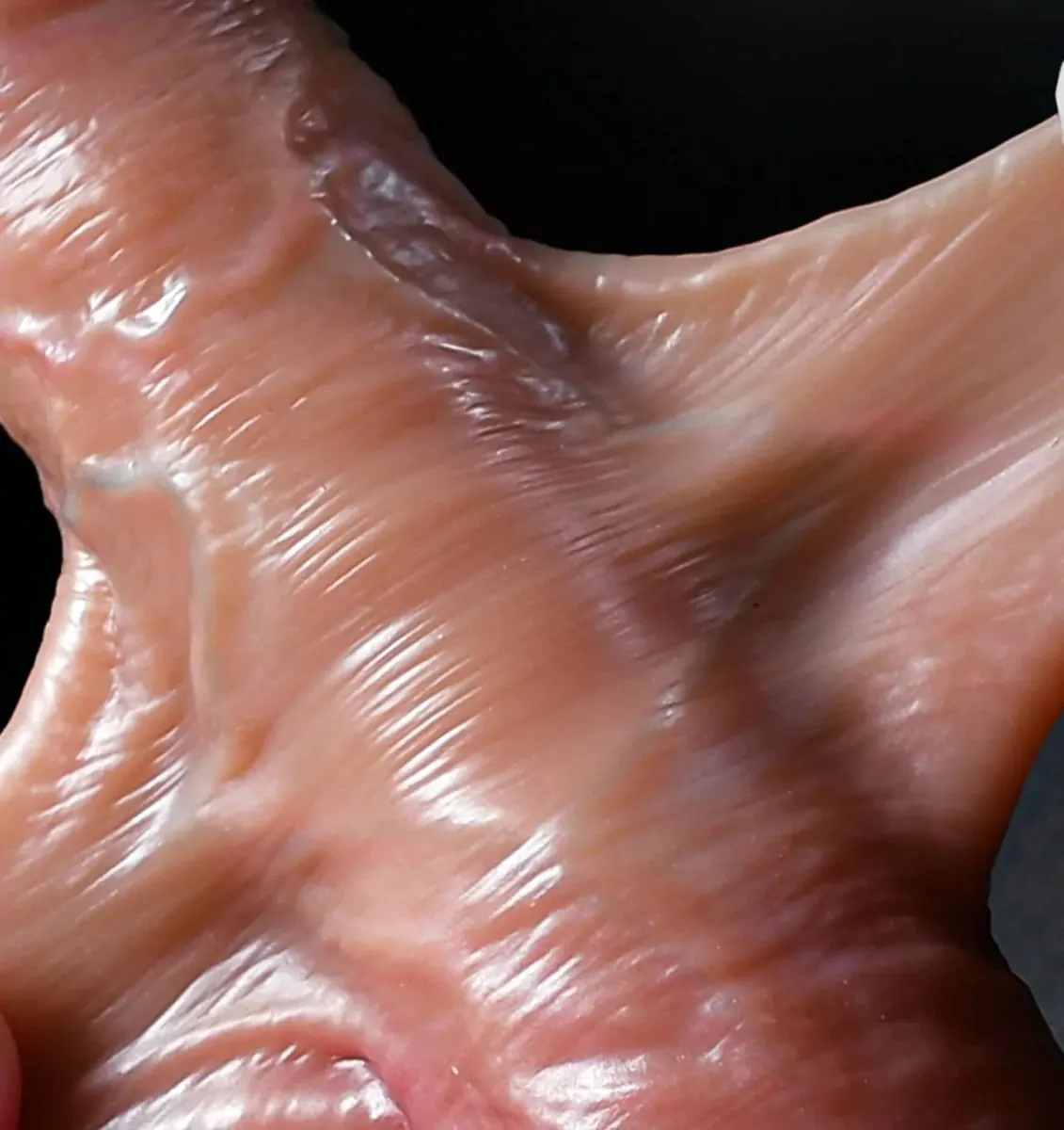 Strapon Besar Zakar Realistik Dildo Kulit Gelongsor Kulup Buah zakar Dildo Dubur Faraj Palam Batang Mainan Seks Dewasa untuk Wanita — image 3