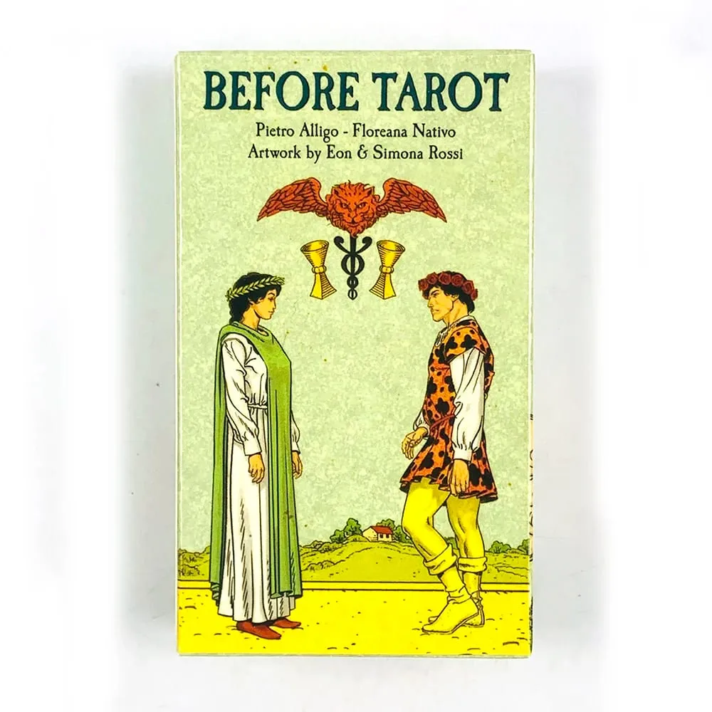 Before Tarot Deck, 78 Tarotkarten, englische Visionen, mysteriöse Wahrsagerei, Brettspiel, Kartenspiel, spirituelles Zubehör für Tarot-Liebhaber
