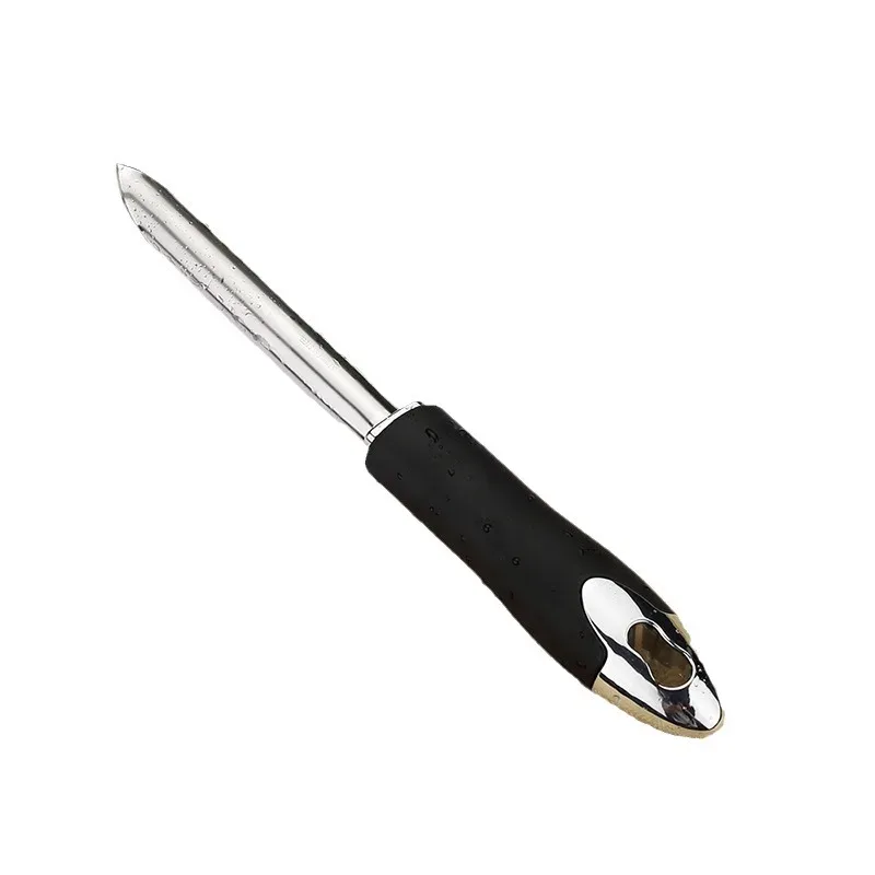 Chili Core EXTRACTOR แบบพกพาสแตนเลส Zucchini Courgette แตงกวา Corers พิเศษ Gadgets ครัวพร้อมขอบหยัก