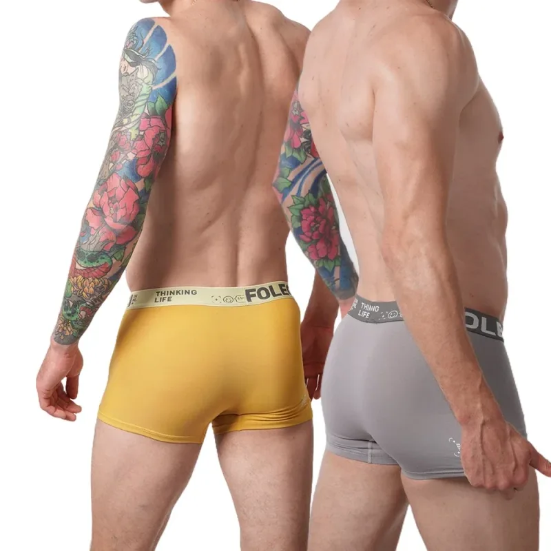 Boxer sous-vêtements en coton pour hommes, sous-vêtements extensibles et respirants, doux, pour jeunes garçons, culottes surdimensionnées, 2025, XL-9XL — image 4