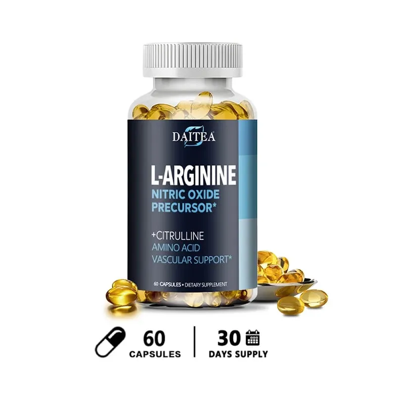Supplément Daitea L-Arginine - Pour la force énergétique et le soutien de l'endurance pendant l'exercice | Masse musculaire sans OGM — image 10