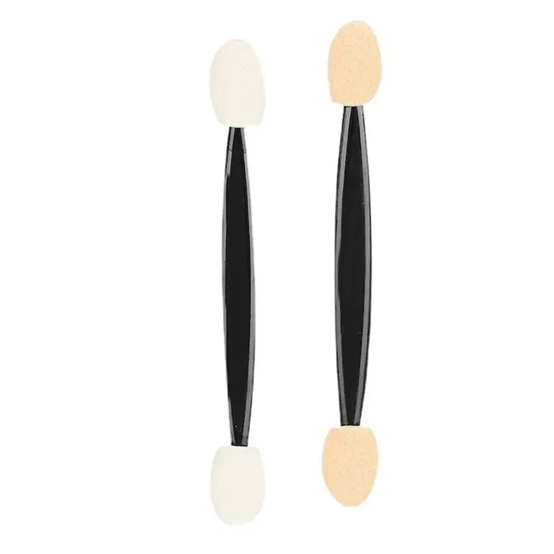 Applicatori di ombretti a doppia faccia sfusi Pennelli per ombretti in spugna Mini pennelli per trucco usa e getta Strumenti cosmetici all'ingrosso