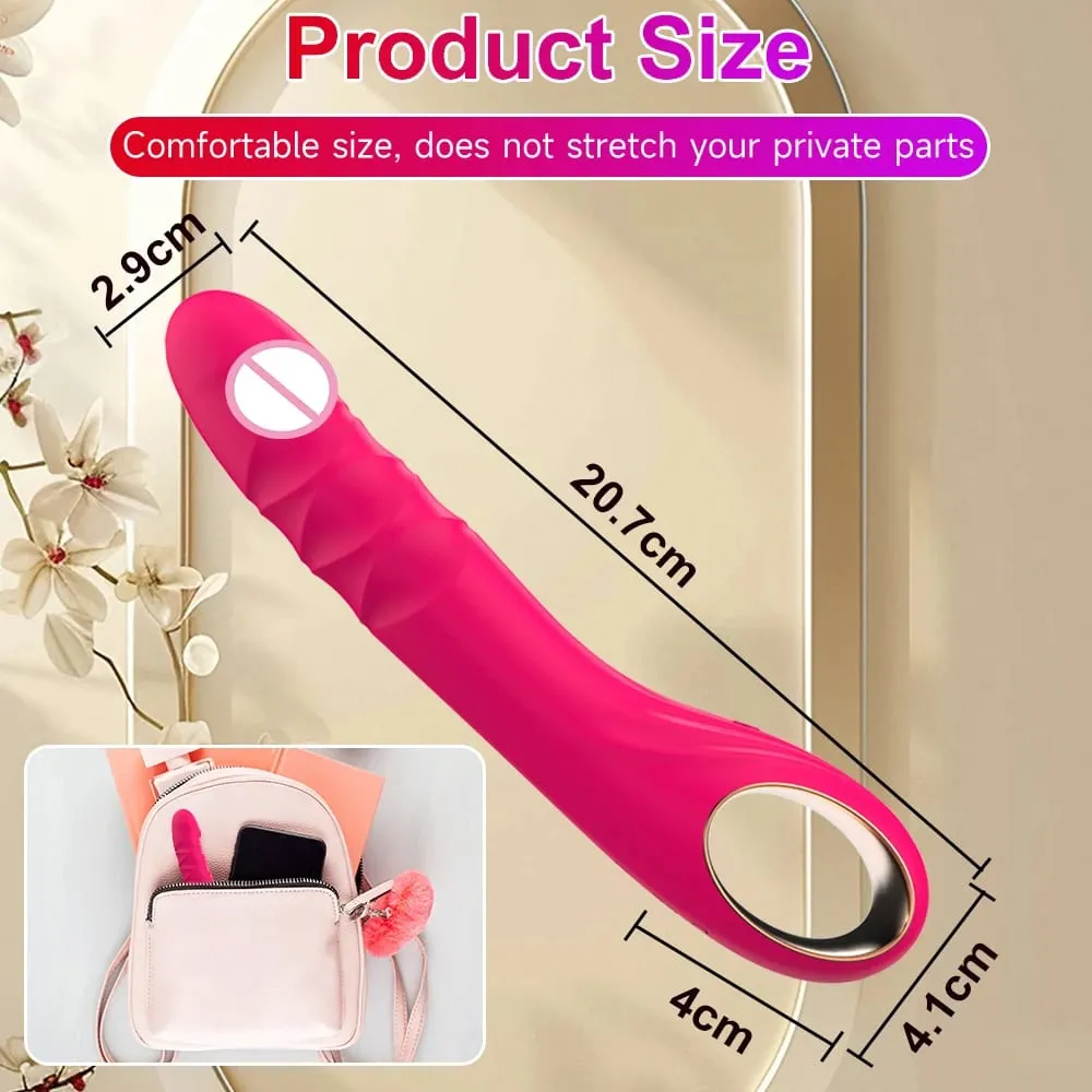 Simulieren Sie einen Dildo-Vibrator mit 10 leistungsstarken Vibrationsmodi des Klitoris-G-Punkt-Analstimulators für Sexspielzeug für erwachsene weibliche Paare — image 4