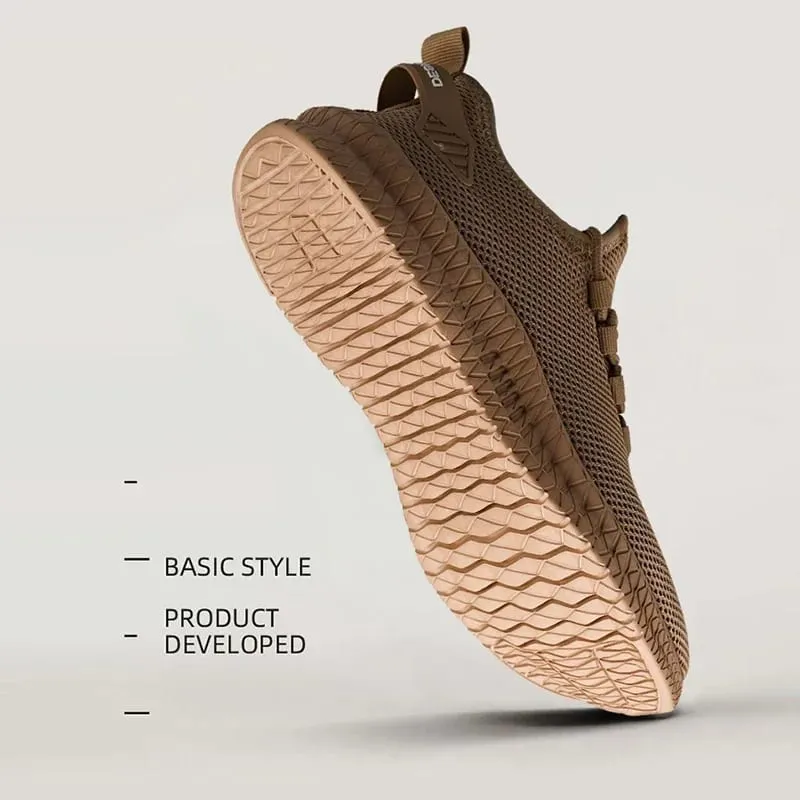 Rutschfeste Freizeit-Sneaker für Herren, atmungsaktiv, für Outdoor-Jogging, Training, Wandern, Sport, Laufen, Outdoor, Webmuster, Schnürschuhe — image 5