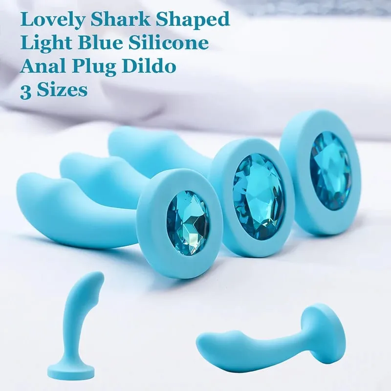 Silikon Anal Plug für Frau 3 Größen Butt Plug Kristall Basis Analplug Sex Spielzeug Für Frau Männer Anal Spielzeug anal Dildo Erwachsene Spielzeug — image 2
