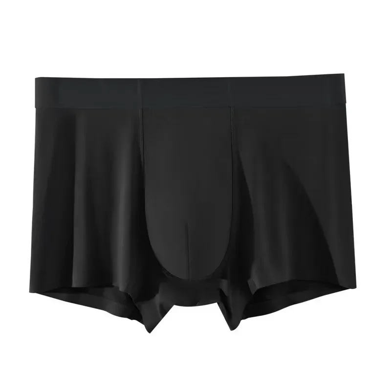 กางเกงในชายไม่มีรอยต่อ Modal-Feel กางเกงบ็อกเซอร์ชาย Breathable Antibiotic Crotch กางเกงขาสั้นผู้ชายผู้ชายชุดชั้นในกางเกงขาสั้น — image 7