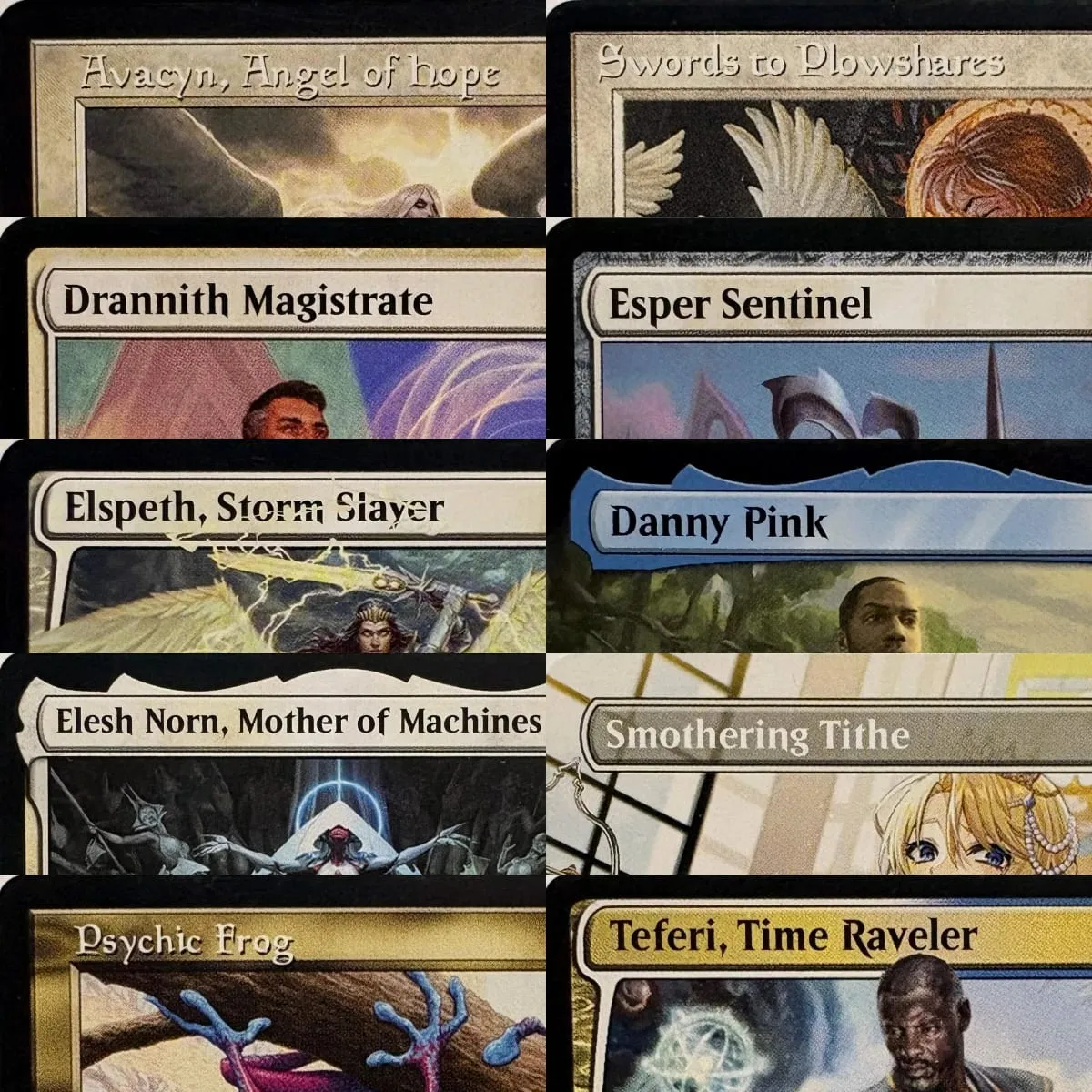 LK7 Commander's Plate Drannith Magistrate Esper Sentinel Kvävande tionde Högkvalitativa TCG-proxykort (Black-Core) — image 1