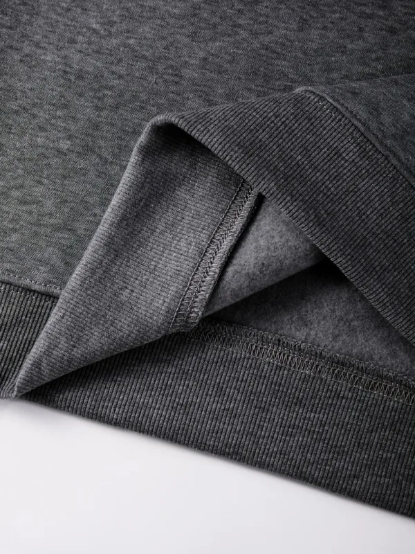 Effen zachte truien Straat herfst Comfortabele fleece hoodies Kantoorjogging Losse sweatshirts Casual basics Dagelijkse streetwear voor mannen — image 6