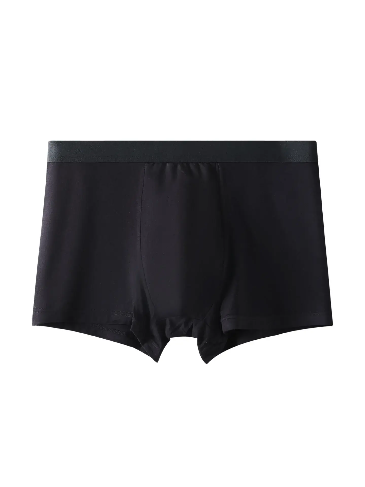 6 pezzi biancheria intima da uomo in fibra di bambù tinta unita boxer da uomo semplice pantaloncini in tessuto di alta qualità mutandine morbide e traspiranti — image 3