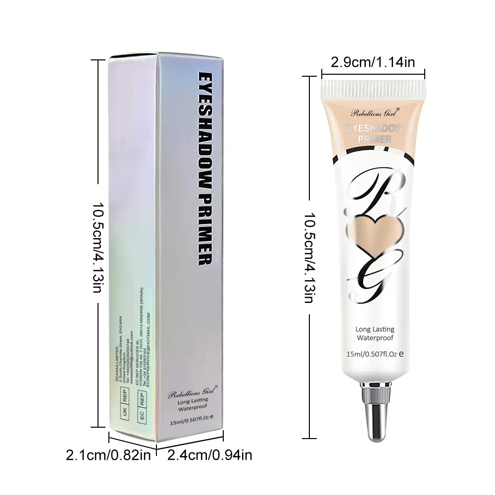 Primer per ombretto opaco in 6 colori – Base per occhi anti-piega per il controllo dell'olio Primer per la correzione del colore resistente alle sbavature a lunga durata — image 6