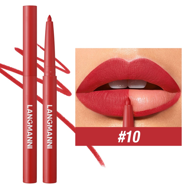 12-color Matte Lip Liner Waterproof Plumping Stain Lipstick Natural Nude Pink Lip Liner Professional Outline Lips Contour Makeup — image 15