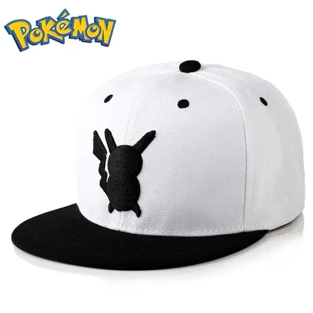 Pokemon Pikachu Berretto da baseball Anime Cartoon Figura Cosplay Cappello regolabile Donna Uomo Bambini Sport Berretti Hip Hop Giocattoli Regalo di compleanno — image 31