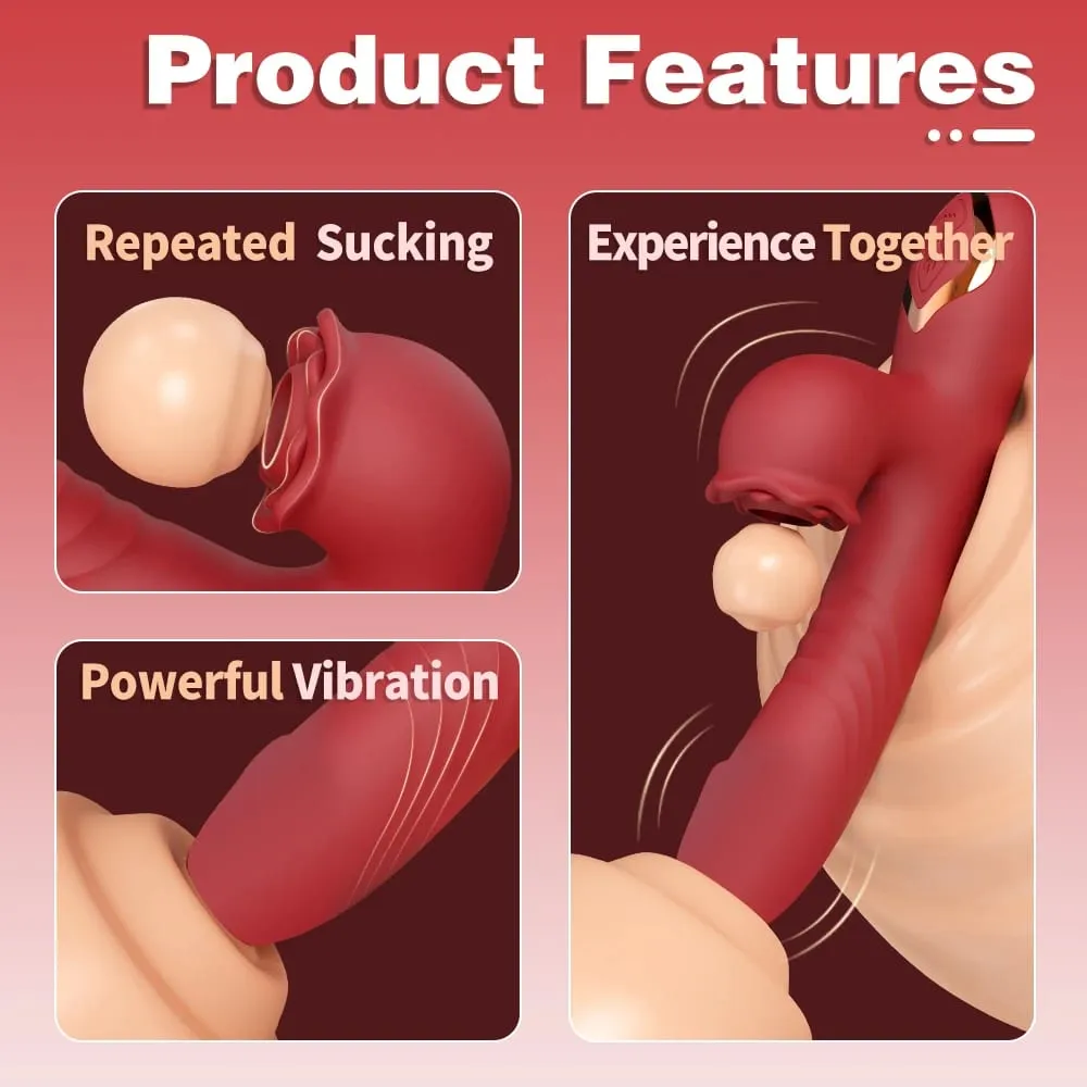 Potente vibratore vibrante succhiatore Sucker femminile stimolatore del clitoride Punto G massaggiatore vibratore Articoli per adulti Giocattoli del sesso Negozio per le donne — image 5