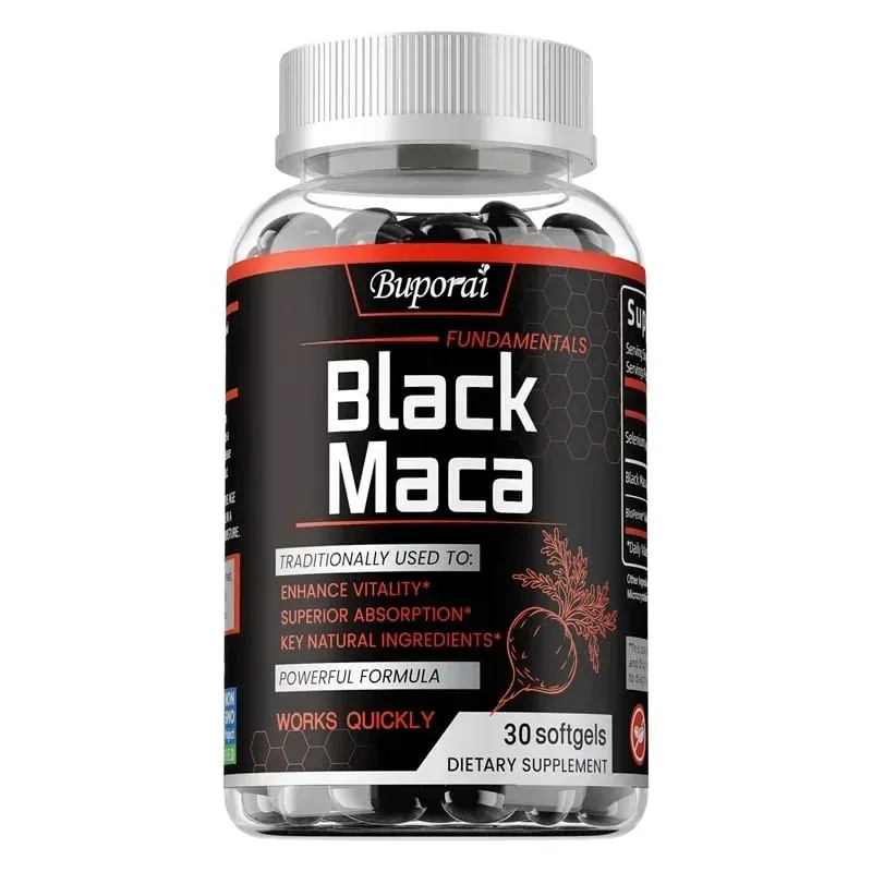 Suplement czarnej Maca - naturalny nergizer poprawiający wydajność, wytrzymałość energetyczną, masę mięśniową, poprawiający równowagę hormonów