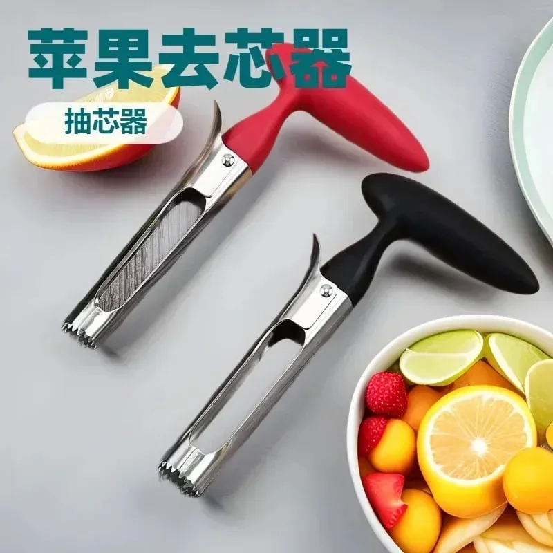 พรีเมี่ยม Apple Corer สแตนเลส Apple Pears Core Remover เครื่องมือเครื่องตัดผลไม้ Seeder เครื่องตัดมีดครัวผักเครื่องมือ — image 6