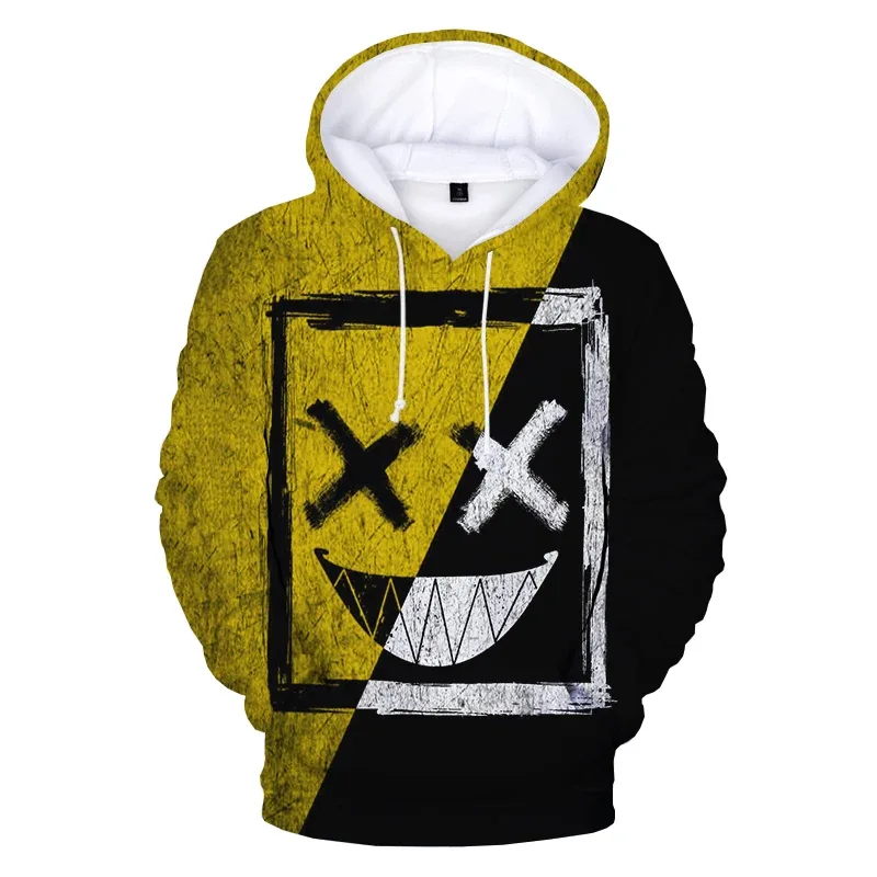 Patrón de moda diablo cara sonriente 3D impreso Sudadera con capucha sudaderas hombres mujeres moda Casual divertido jerseys sudaderas con capucha de Hip Hop — image 9