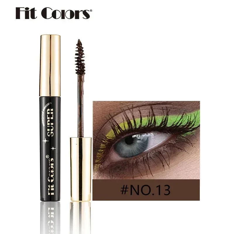 Gekleurde Mascara Make-up 4D Zijdeachtige Natuurlijke Lange Wimpers Mascara Waterproof Langdurige Uitbreiding Dikke Blijvende Curling Mascara — image 23